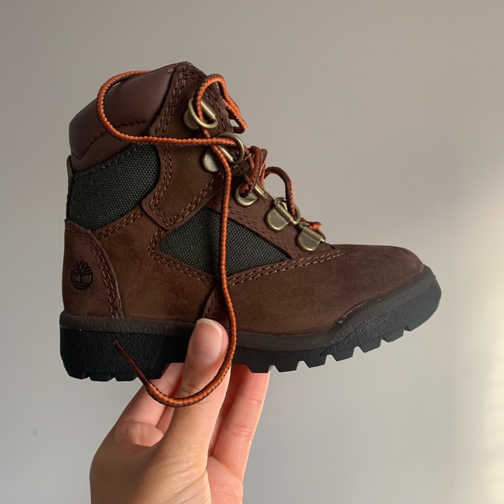 Toddler Timberland Brown Field Boot Size 8